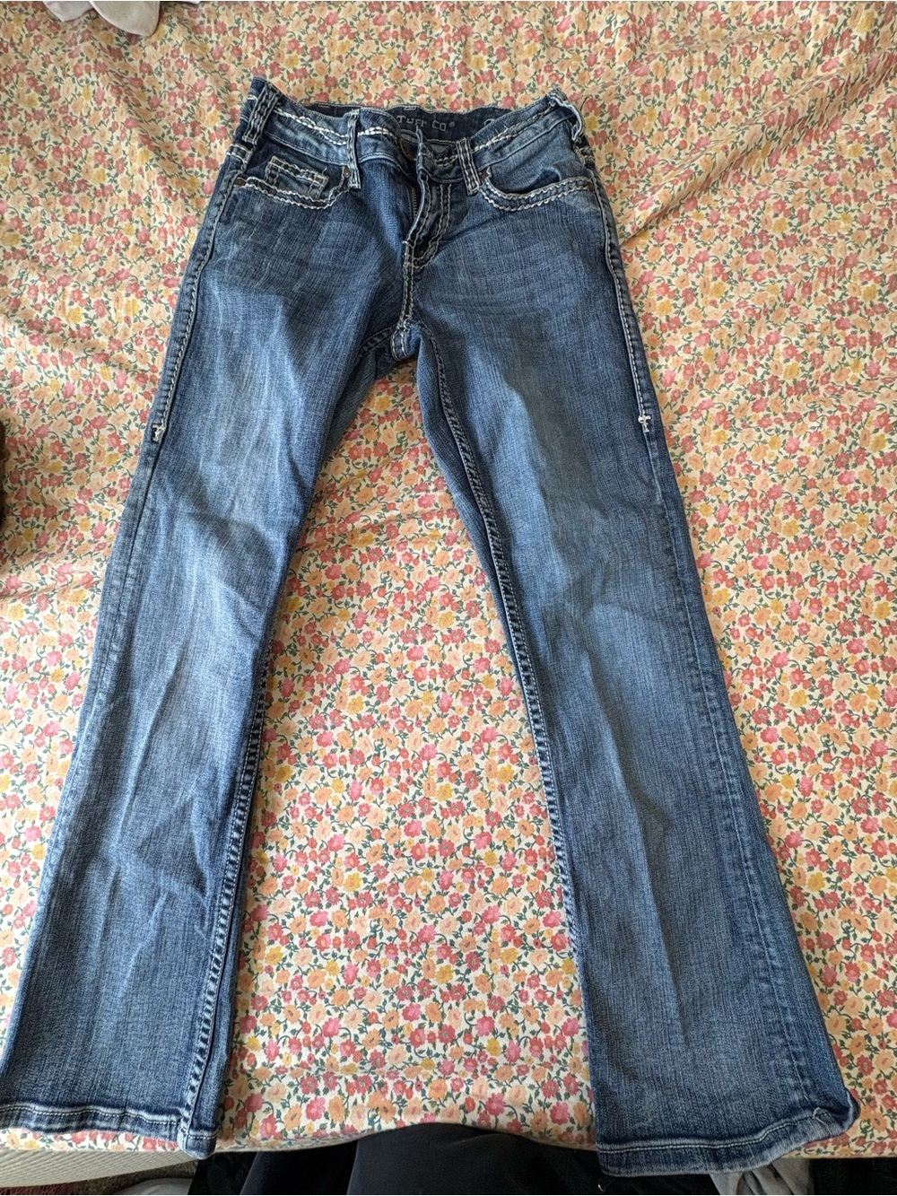 Cowgirl Tuff Women's Blue Flare Jeans